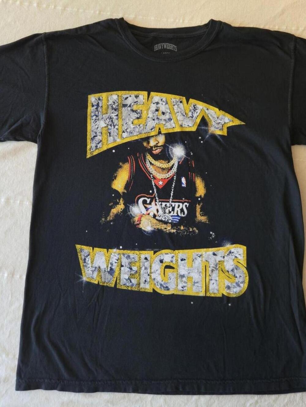 Vintage y2k Allen Iverson Heavyweights by Richie Le T-Shirt Large